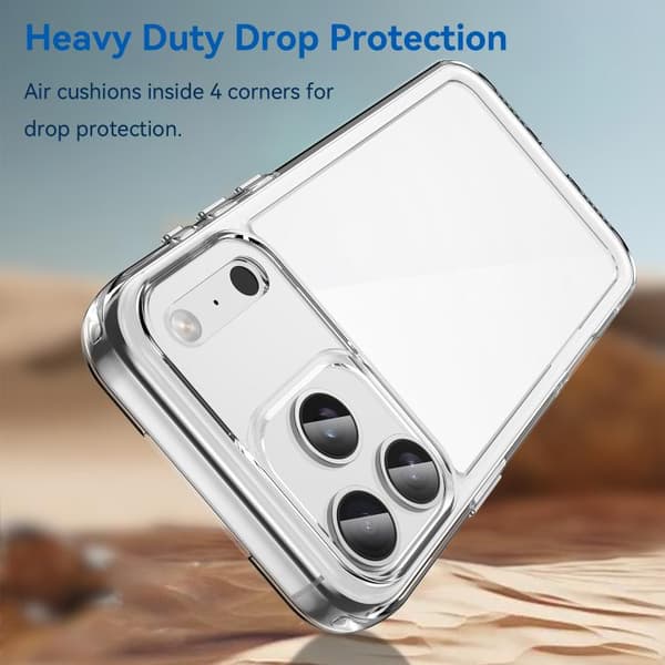 iPhone 18 Pro Max / iPhone 17 Pro Max Skal - Färgglad Serie av Akryl + TPU Transparent