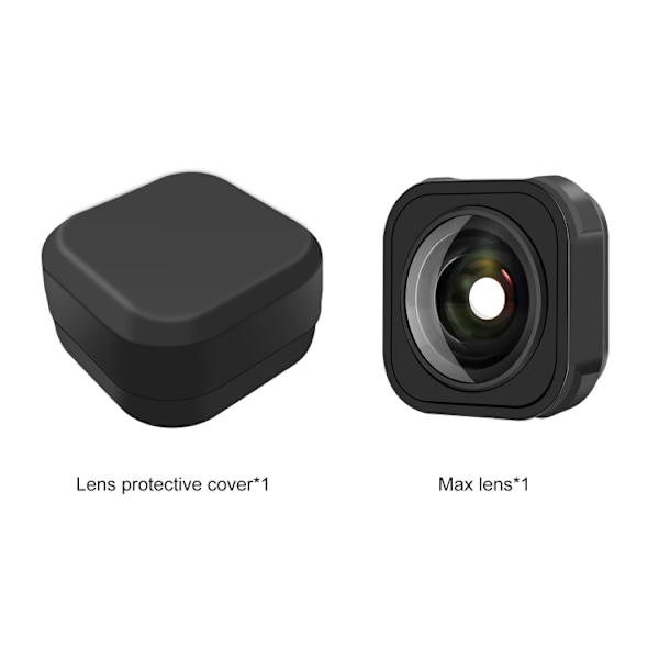 Max Lens Mod vidvinkelobjektiv för GoPro Hero11 Black / HERO10 Black / HERO9 Black