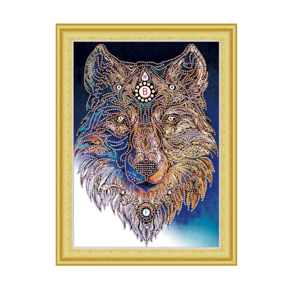 5D DIY Diamond painting - Wolf