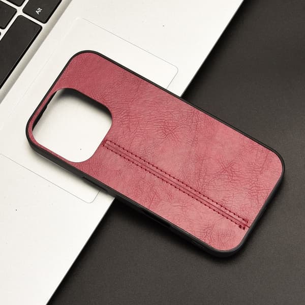 iPhone 16 Pro Max Cow Pattern Skal - Unik och Stilig Mobilfodral för iPhone 16 Pro Max Röd
