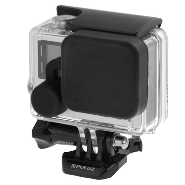 Skyddande kameralinsskydd + höljesfodral set för GoPro HERO4 /3+ /3
