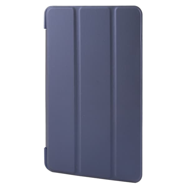 Samsung Galaxy Tab A9 / A11 Tri-fold TPU Läderfodral Mörkblå