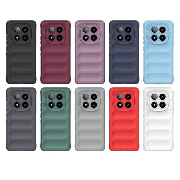 Redmi Note 14 Pro 5G - Magic Shield TPU + Flanell fodral Svart