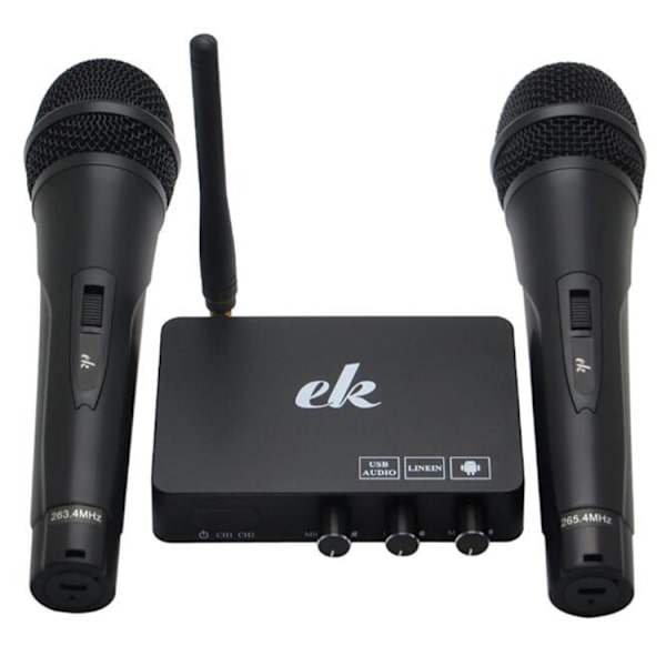 Hemma-TV-nätverk Karaoke-sångutrustning Set Ljudkort Trådlös mikrofon Dator Karaoke KTV Set-top Box