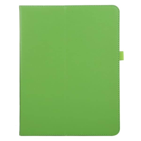 iPad Air 11 2025/2024 Litchi Textur Solid Fodral i Läder Grön