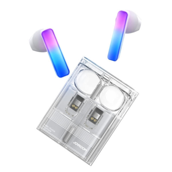 JOYROOM JR-TC1 IceLens Series True Wireless Bluetooth-hörlurar med LED-ljus Vit