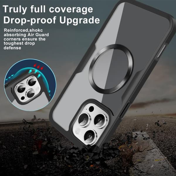 iPhone 18 Pro / iPhone 17 Pro Skal med CD-textur och MagSafe Grön