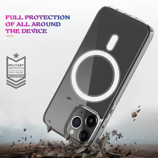 iPhone 16 Pro Max MagSafe Klar Akryl PC + TPU Skal
