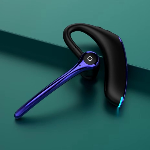 F910 Bluetooth 5.0 Hängande Öronstil Dubbel Mikrofon Brusreducerande Bluetooth Hörlurar Svart blå