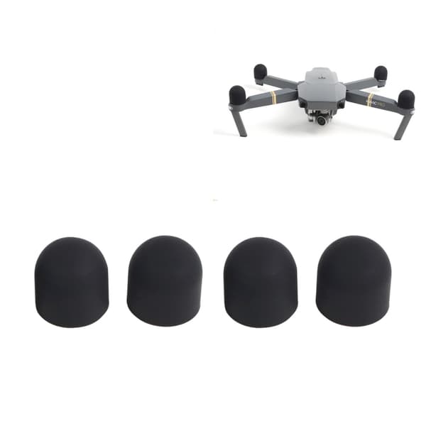 4 st motor skyddande lock motor silikon lock skydd för DJI Mavic Pro Svart