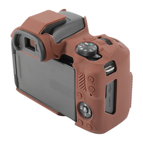 Mjukt silikonfodral för Canon EOS R50 Kaffe