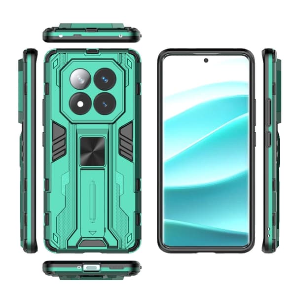 Redmi Note 14 Pro+ 5G Supersonic PC + TPU Mobilskal Grön