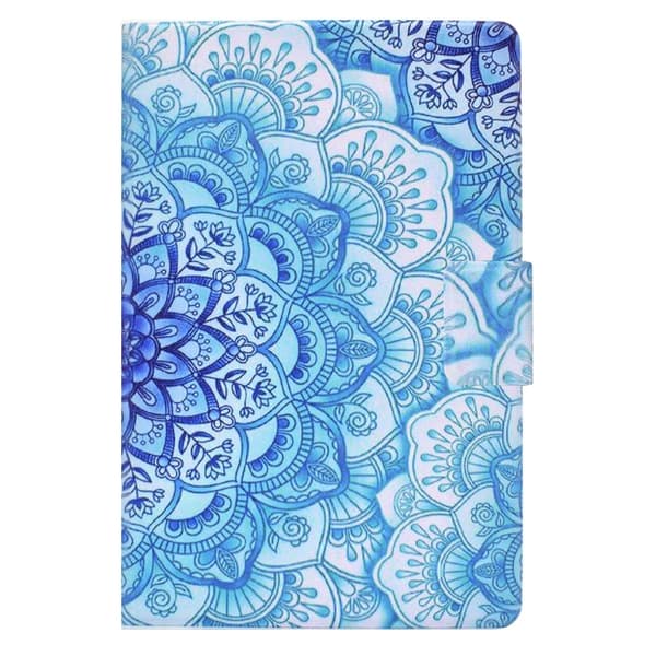 Samsung Galaxy Tab A 8.0 (2015) TPU Läderfodral Grön Blomma