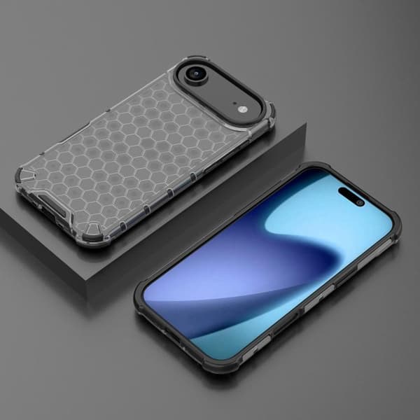 iPhone 17 Air Skal Honeycomb Stötsäker Svart