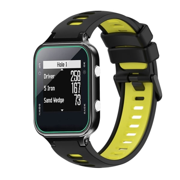 För Garmin Approach S20 tvåfärgad watch Black-Yellow