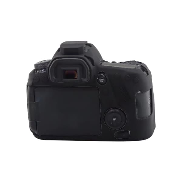 Mjukt silikonfodral för Canon EOS 6D Mark II Svart