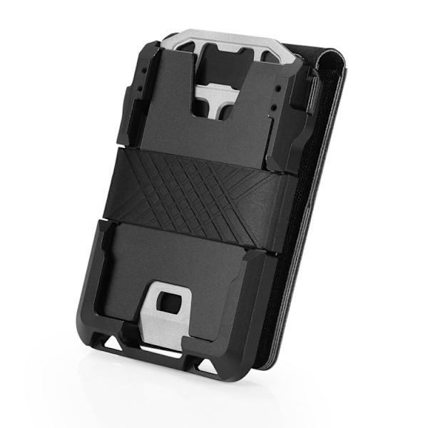 Utomhus Multifunktionell RFID Aluminiumlegering Ultra-tusen Svart Verktygskortfodral