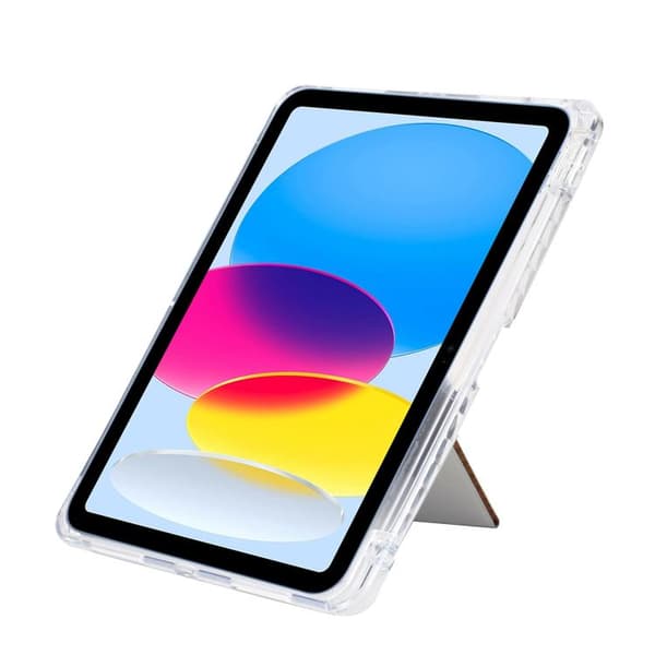 iPad mini 2024 / mini 6 Y-Fold Pyramid Textur Smart Läder Fodral - Tablet Skal Brun