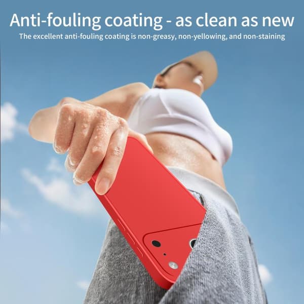 iPhone 17 Pro Skal - MOFI Caring Soft Shell Liquid Silicone med Skön Känsla Matcha Green