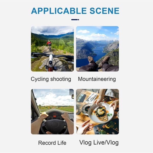 STARTRC Action Camera Magnetisk POV-vy Fäste Snabbfrigörande Armband