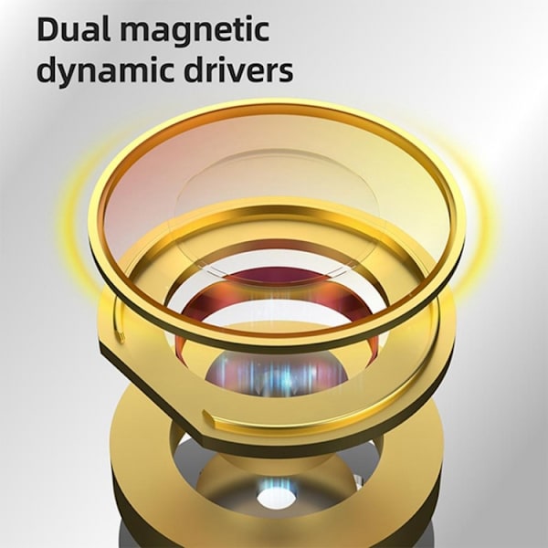 KZ-DQ6S 1,2 m dynamisk subwoofer tre-enhets in-ear-hörlurar, stil: utan mikrofon Svart
