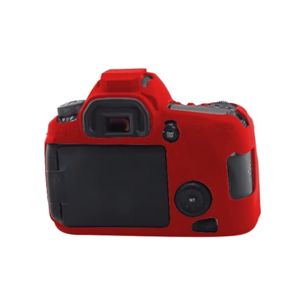 Mjukt silikonfodral för Canon EOS 6D Mark II Röd