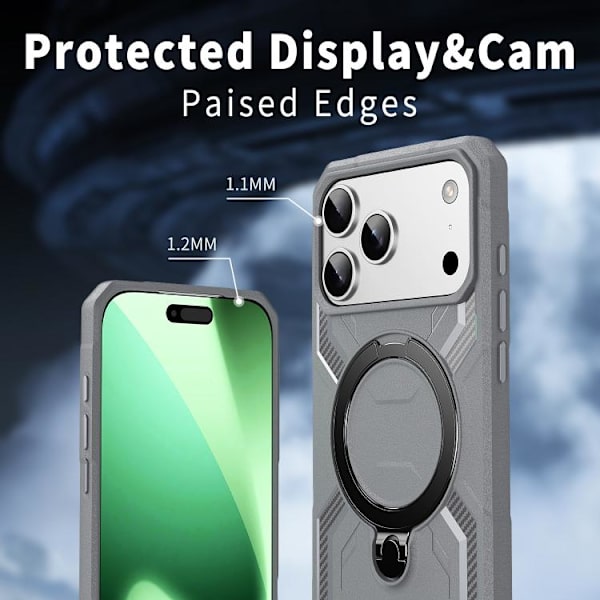 iPhone 17 Pro Frosted MagSafe Skal Grå