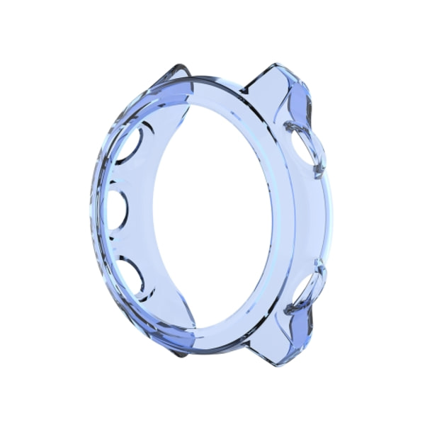 För Garmin Forerunner 245 / 245M Smart Watch Case Transparent Blue