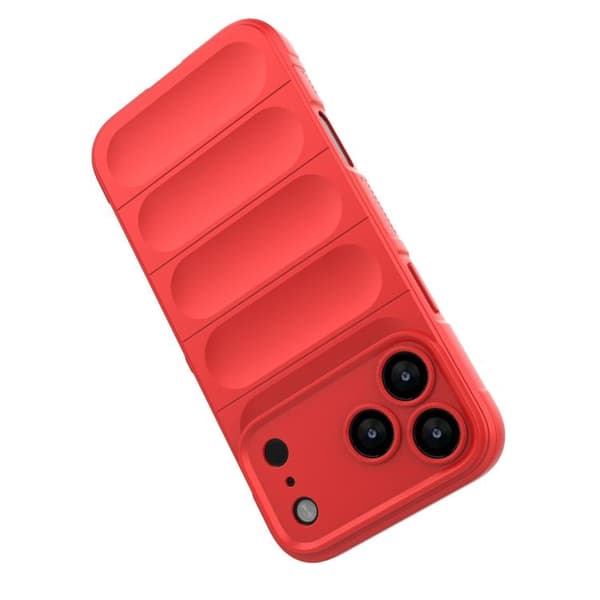 iPhone 18 Pro Max / iPhone 17 Pro Max Skal Magic Shield TPU + Flanell Mörkgrå