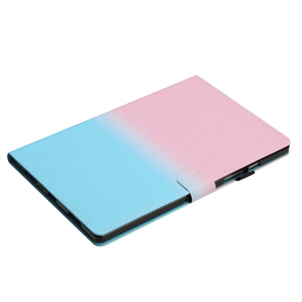 Samsung Galaxy Tab S6 Lite SM-P610 Gradient Läderfodral Rosa Blå