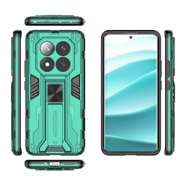 Redmi Note 14 Pro 5G Supersonic PC + TPU Mobilskal Grön