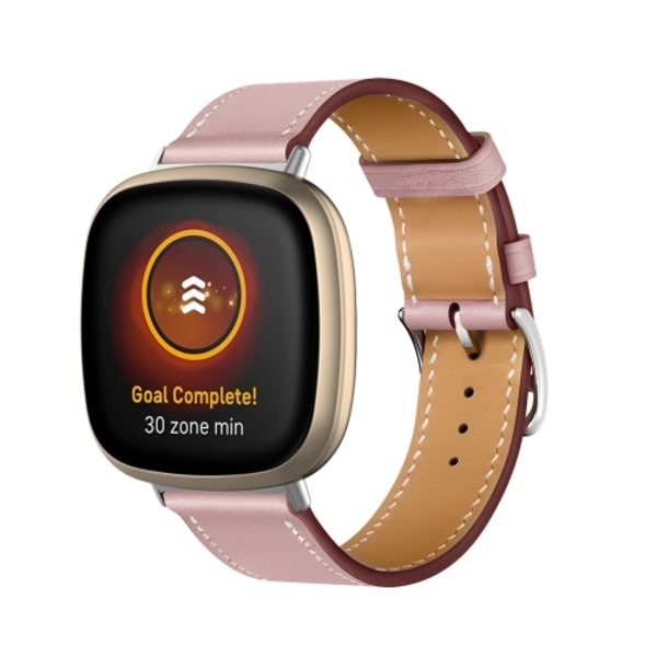 För Fitbit Versa 4 / Sense 2 Universal äkta watch Pink