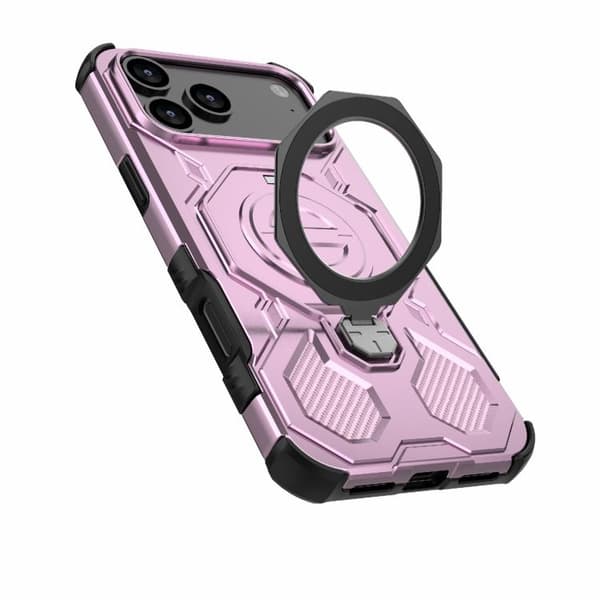 iPhone 18 Pro Max / iPhone 17 Pro Max Skal - Solid Färg med MagSafe Magnetisk TPU+PC Rosa