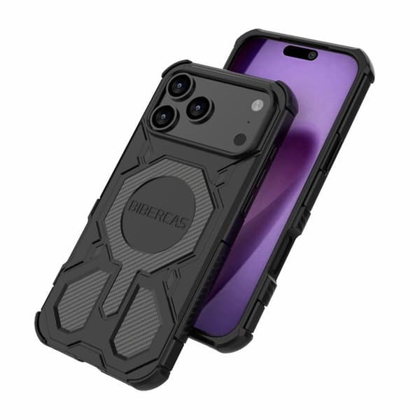 iPhone 18 Pro Max / iPhone 17 Pro Max Skal BIBERCAS Real Color Series MagSafe Stöttålig Grå