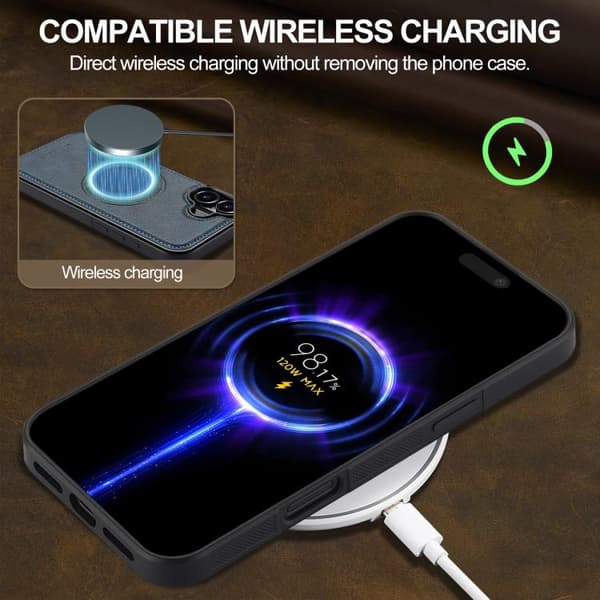 iPhone 17 Skal med MagSafe av LC.IMEEKE Blå