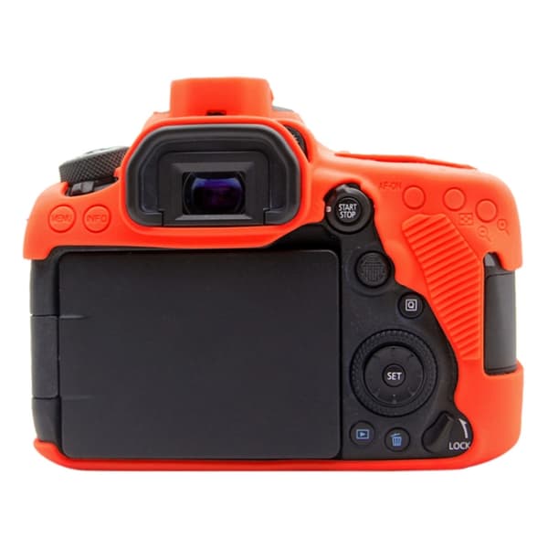 Mjukt silikonfodral för Canon EOS 90D Röd