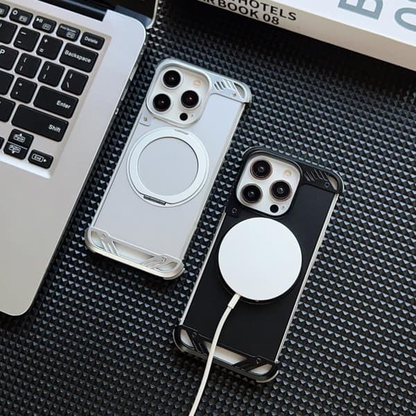 iPhone 16 Pro Max Frameless Aromaterapi MagSafe Skal Svart