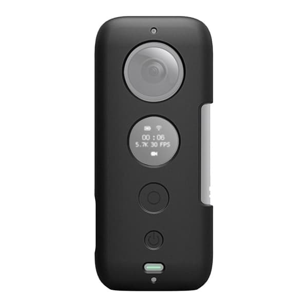 Silikonfodral med objektivskydd för Insta360 ONE X Svart