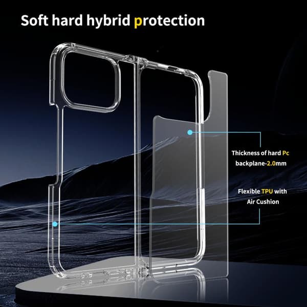 för Pixel 10 Pro Fold - Scratchproof Acrylic TPU Skal