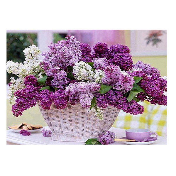 5D DIY Diamond painting - Blomma