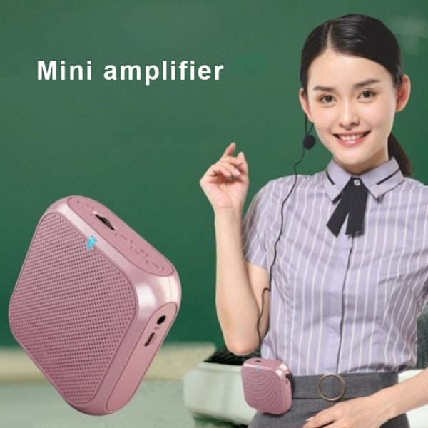 Rolton K400 Mini Audio Speaker Megaphone Röstförstärkare Stöd FM Radio TF MP3(Svart)