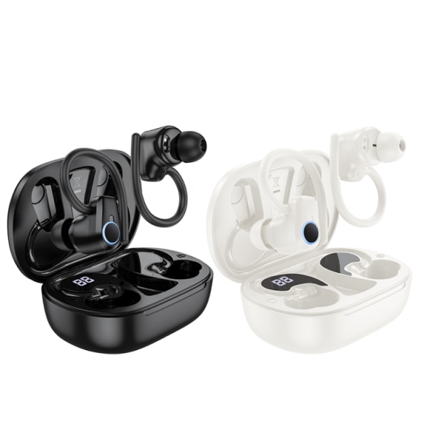 hoco EQ8 Pure Öronmonterade True Wireless Bluetooth-hörlurar Svart