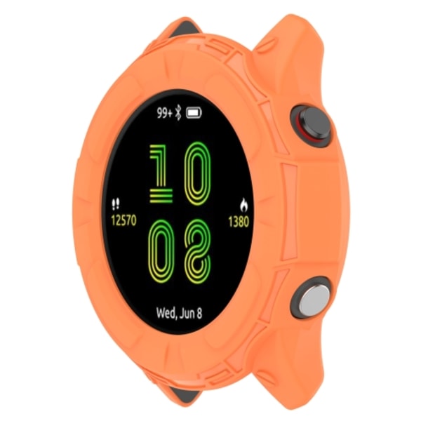 För Garmin Forerunner 955 Shockproof TPU Protective Watch Case Orange