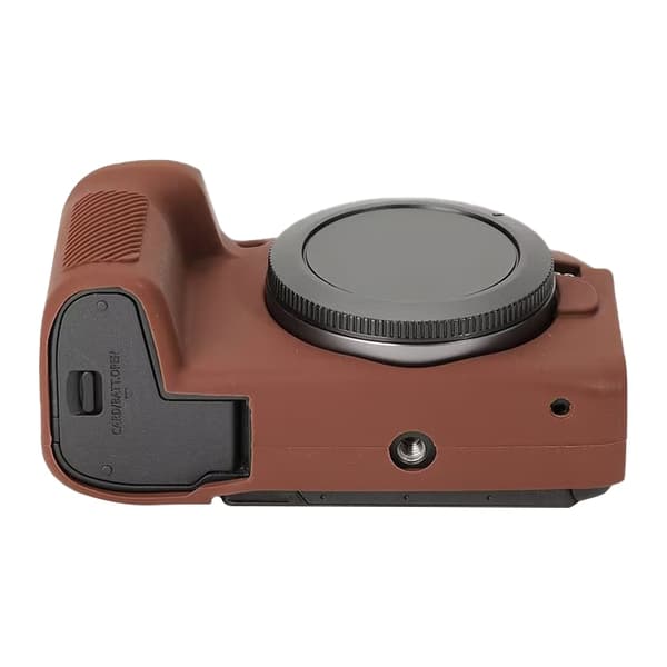 Mjukt silikonfodral för Canon EOS R8 Kaffe