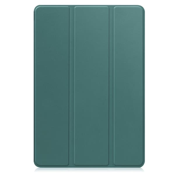 Samsung Galaxy Tab A9+ / A11+ 3-Fold TPU Smart Leather Case Mörkgrön