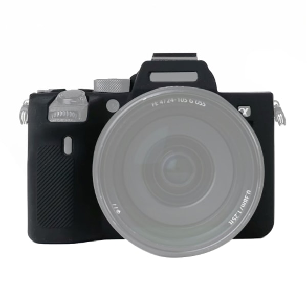 Mjukt silikonfodral för Sony A7R4 Svart