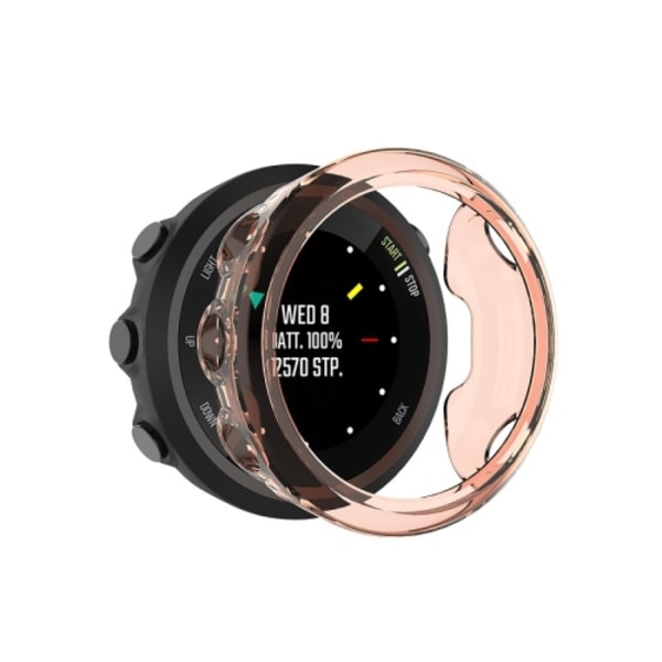 För Garmin Forerunner 45S TPU skyddande skal Transparent Orange
