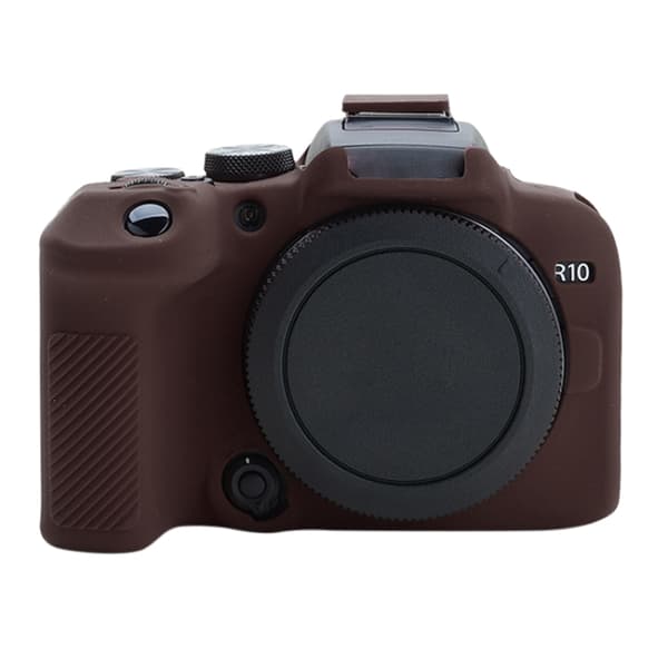 Mjukt silikonfodral för Canon EOS R10 Kaffe