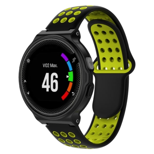 För Garmin Forerunner 220 / 230 / 235 / 630 / 620 / 735xt watch Black yellow