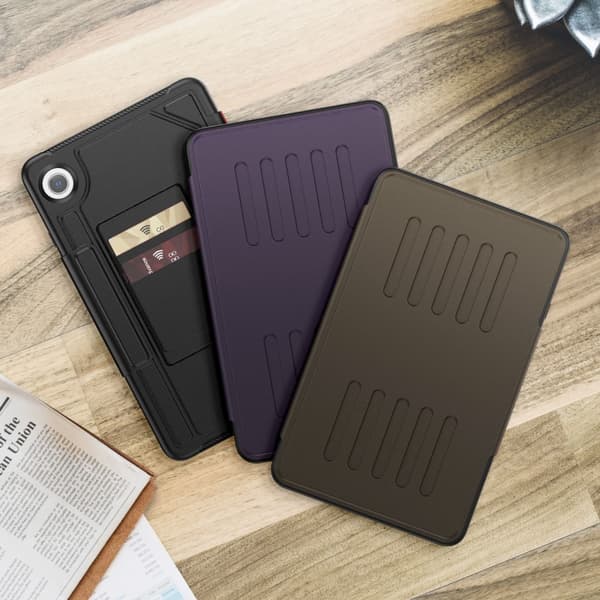 Samsung Galaxy Tab A9 / A11 Magnetiskt läderfodral Brun